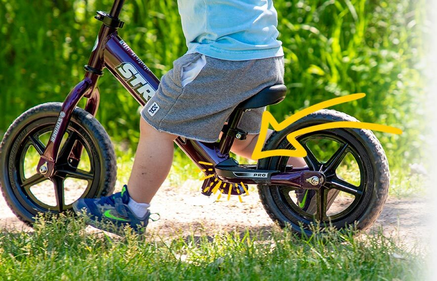 Strider 12 Pro Black Bicicleta Balance - Strider Bikes Chile